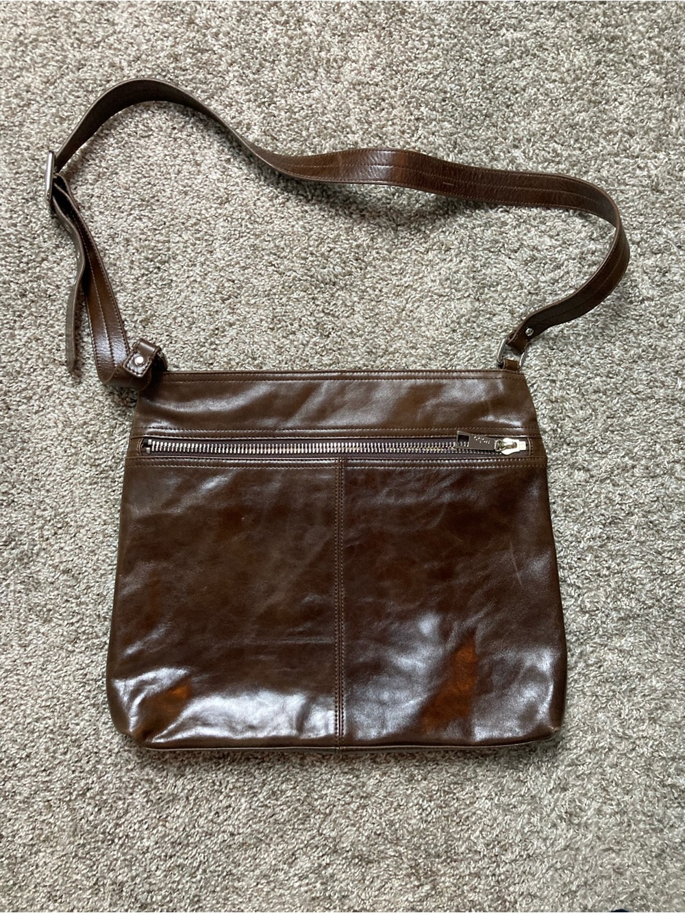 HOBO Brown Leather Satchel Crossbody